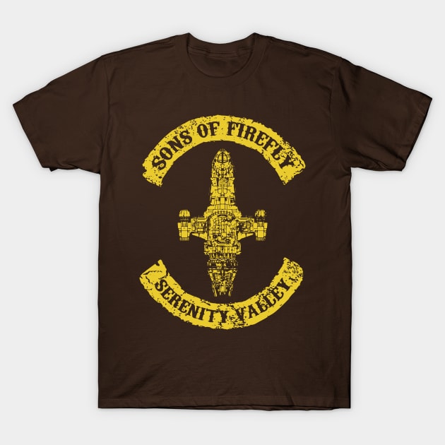 Sons Of Firefly T-Shirt by bigdamnbrowncoats